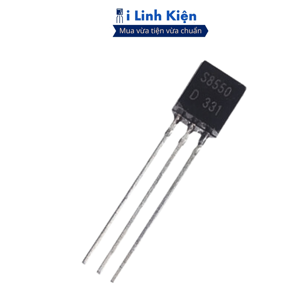 Transistor S8550 0.5A 40V chân cắm túi 10 con chất lượng tốt Ilinhkien
