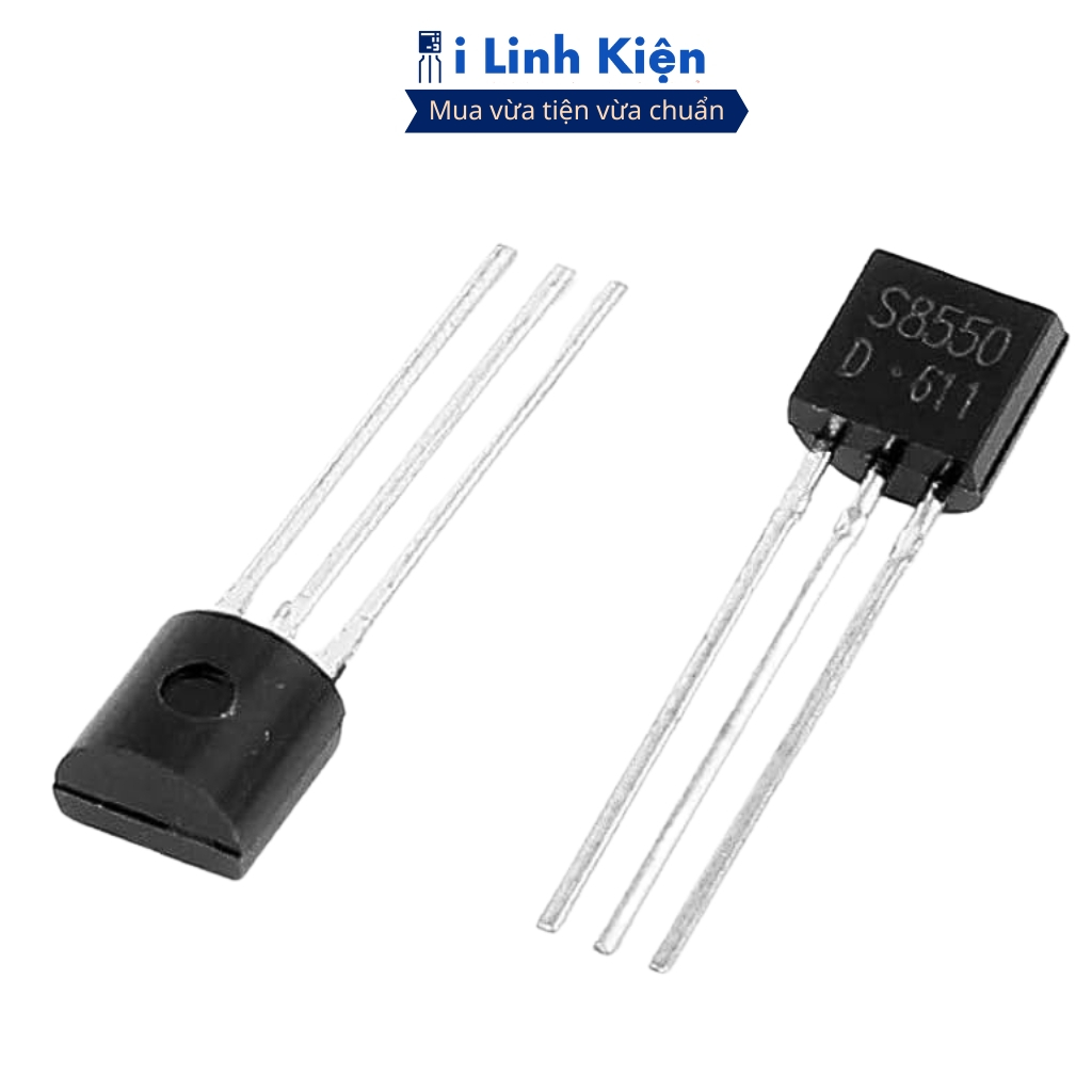 Transistor S8550 0.5A 40V chân cắm túi 10 con chất lượng tốt Ilinhkien
