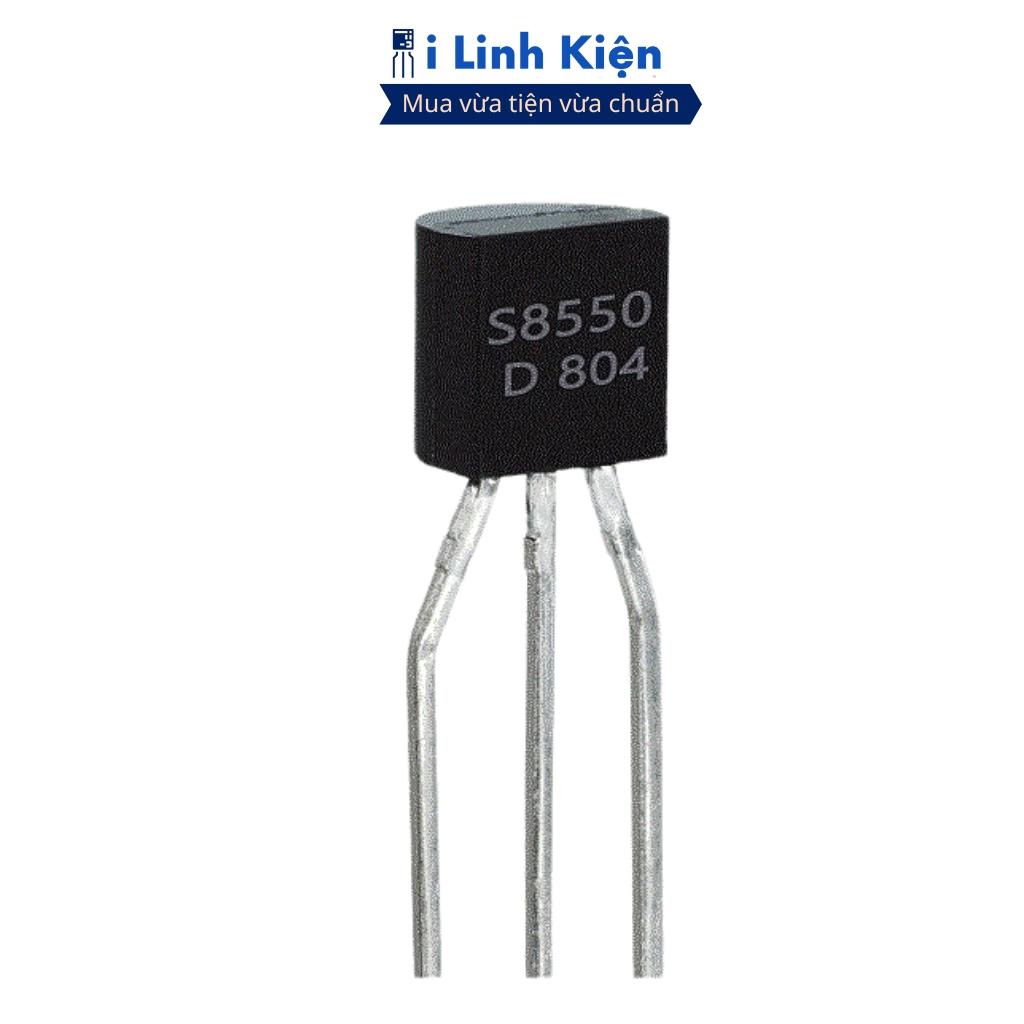 Transistor S8550 0.5A 40V chân cắm túi 10 con chất lượng tốt Ilinhkien