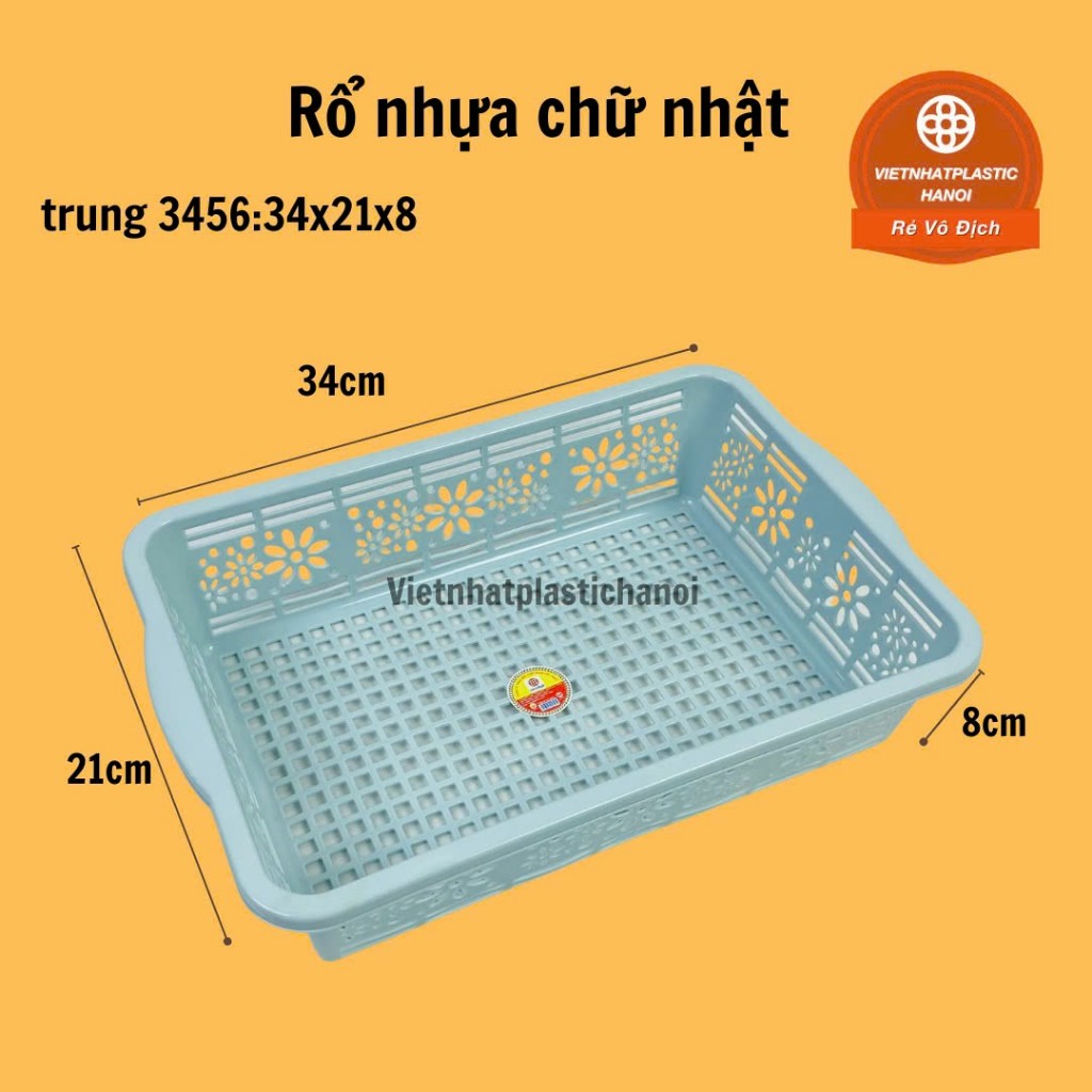 AMIZIN Rổ nhựa chữ nhật dài nhiều màu đựng bút viết, A4 dụng dài nhiều màu với 4 kích thước, nhựa, bền đẹp AMIZIN
