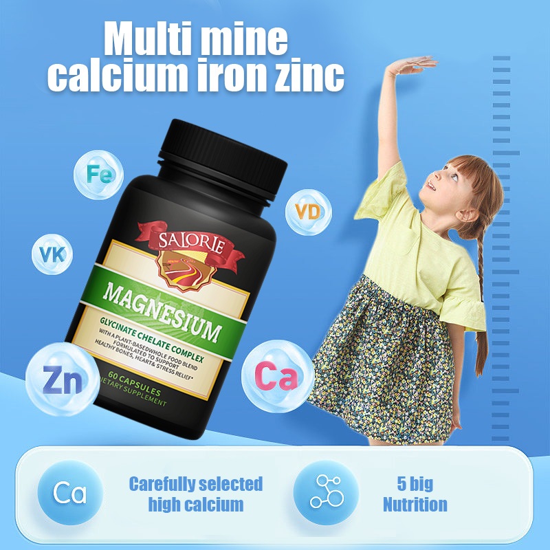 Magiê Glycinate,Magnesium Glycinate,làm dịu não, cải thiện chất lượng giấc ngủ và sức khỏe của xương