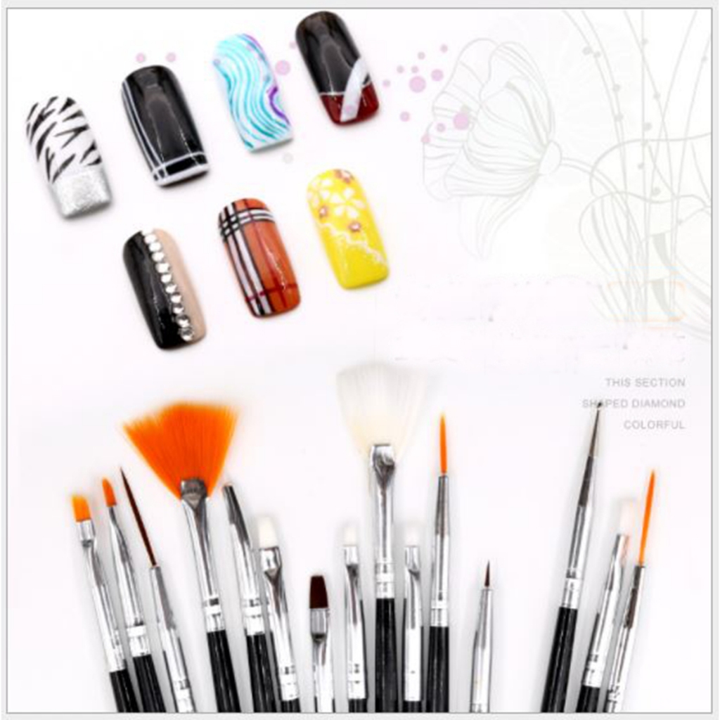 Set cọ 15 cây chuyên dùng để vẽ nail