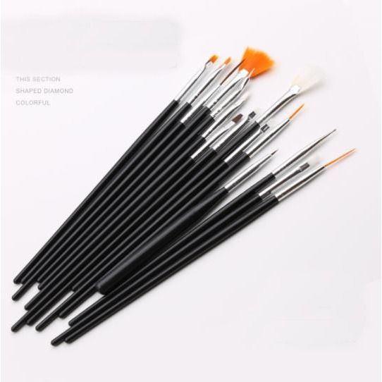 Set cọ 15 cây chuyên dùng để vẽ nail
