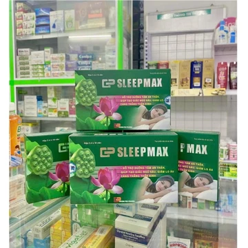 Sleep Max hỗ trợ dưỡng tâm an thần, tạo giấc ngủ sâu, giảm âu lo căng thẳng