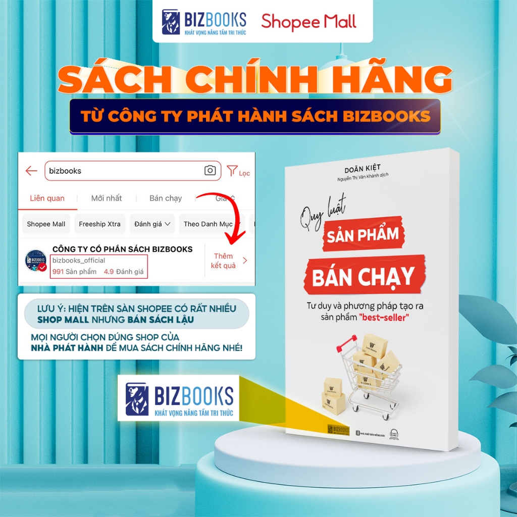 Sách Quy Luật Sản Phẩm Bán Chạy – Tư Duy & Phương Pháp Tạo Sản Phẩm Best-Seller | Bizbooks