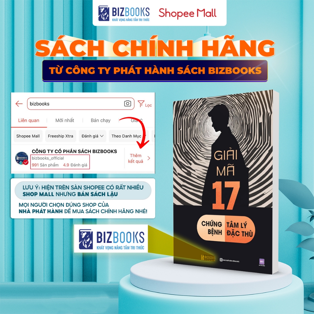 Sách Giải Mã 17 Chứng Bệnh Tâm Lý Đặc Thù - Bizbooks