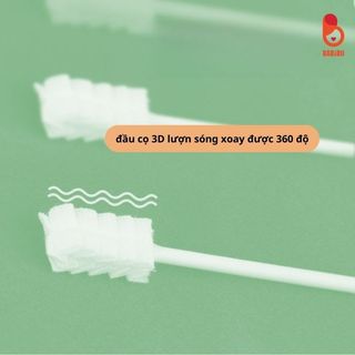 Hộp 30 cây tưa lưỡi, rơ lưỡi Vcoool, Misan, Emma một đầu làm sạch lưỡi và khoang miệng cho bé