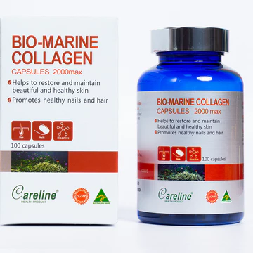 Viên uống đẹp da Collagen thủy sinh BioMarine Collagen của Careline 100v