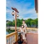 Set Đồ Đôi Couple Nam Nữ Trắng Sơ Mi + Áo Ren + Chân Váy Dài