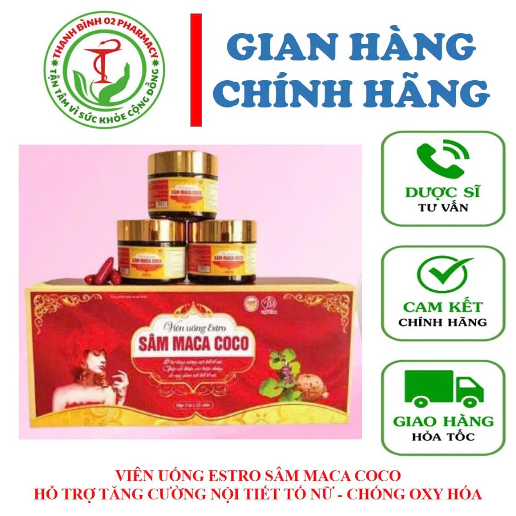 SÂM MACA COCO - GIÚP TĂNG CƯỜNG NỘI TIẾT TỐ - GIẢM NÁM - LÀM ĐẸP DA ...