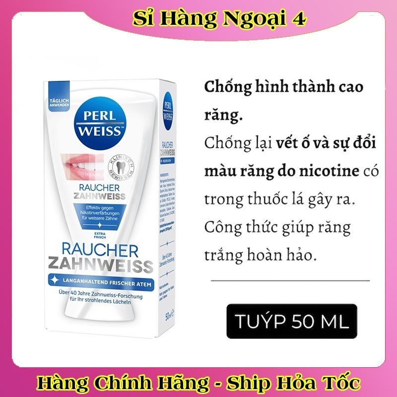 KEM ĐÁNH RĂNG SIÊU TRẮNG RĂNG PERL WEISS ĐỨC -Mẫu mới nhất