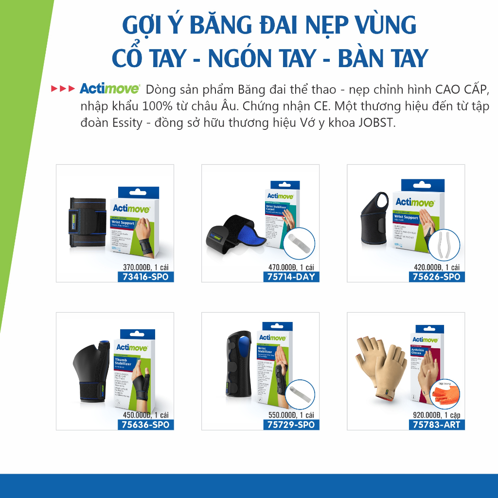 Ảnh Băng Quấn Cổ Tay Có Xỏ Ngón Tay Cái 75626-SPO, Màu Đen [Actimove] - Nhập Khẩu Chính Hãng Châu Âu (1 Cái) 3