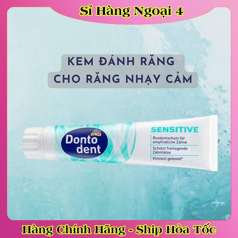 Kem đánh răng Dontodent nội địa Đức 125ml - Mẫu mới nhất