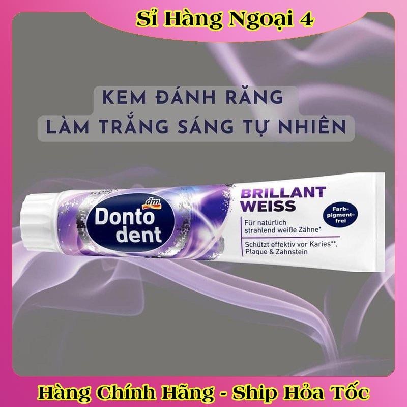 Kem đánh răng Dontodent nội địa Đức 125ml - Mẫu mới nhất
