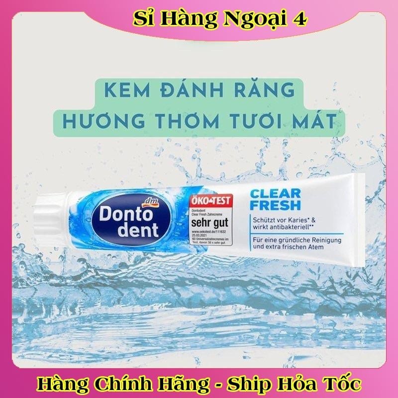 Kem đánh răng Dontodent nội địa Đức 125ml - Mẫu mới nhất