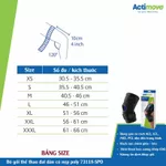 Bó Gối Thể Thao Đai Dán, Nẹp Bản Lề Poly 2 Bên, 73118-SPO, Màu Đen [Actimove] - NK Chính Hãng Châu Âu (1 Cái) — ảnh 2