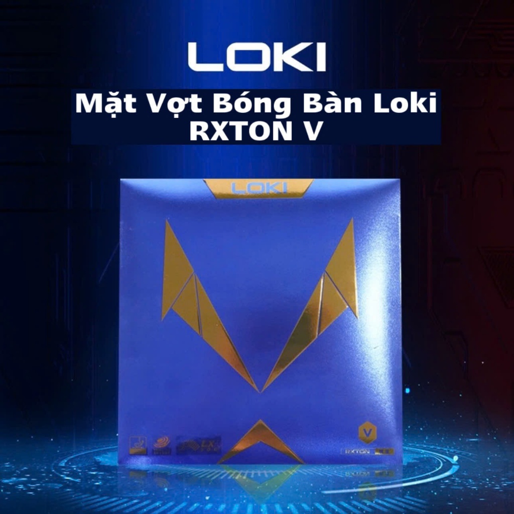 Mặt Vợt bóng bàn Loki RXTON 5 - Mặt Vợt Bóng Bàn Chuyên Nghiệp - Tặng ...