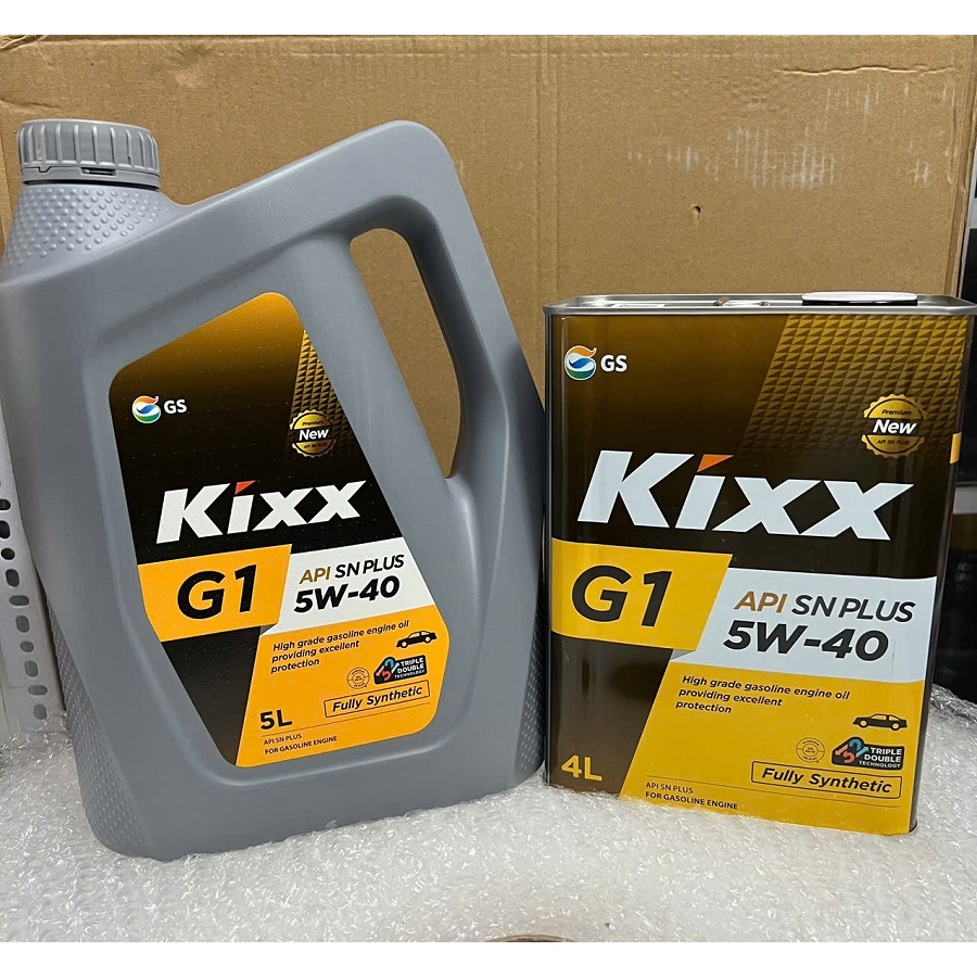 KIXX Dầu Nhớt Tổng Hợp Toàn Phần G1 API SN PLUS 5W40 4 Lít, 5 Lít ...
