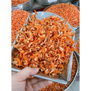 500Gram Tôm Khô thẻ thiên nhiên cà mau size vừa M305, Không Chất Bảo Quản, già dinh dưỡng.