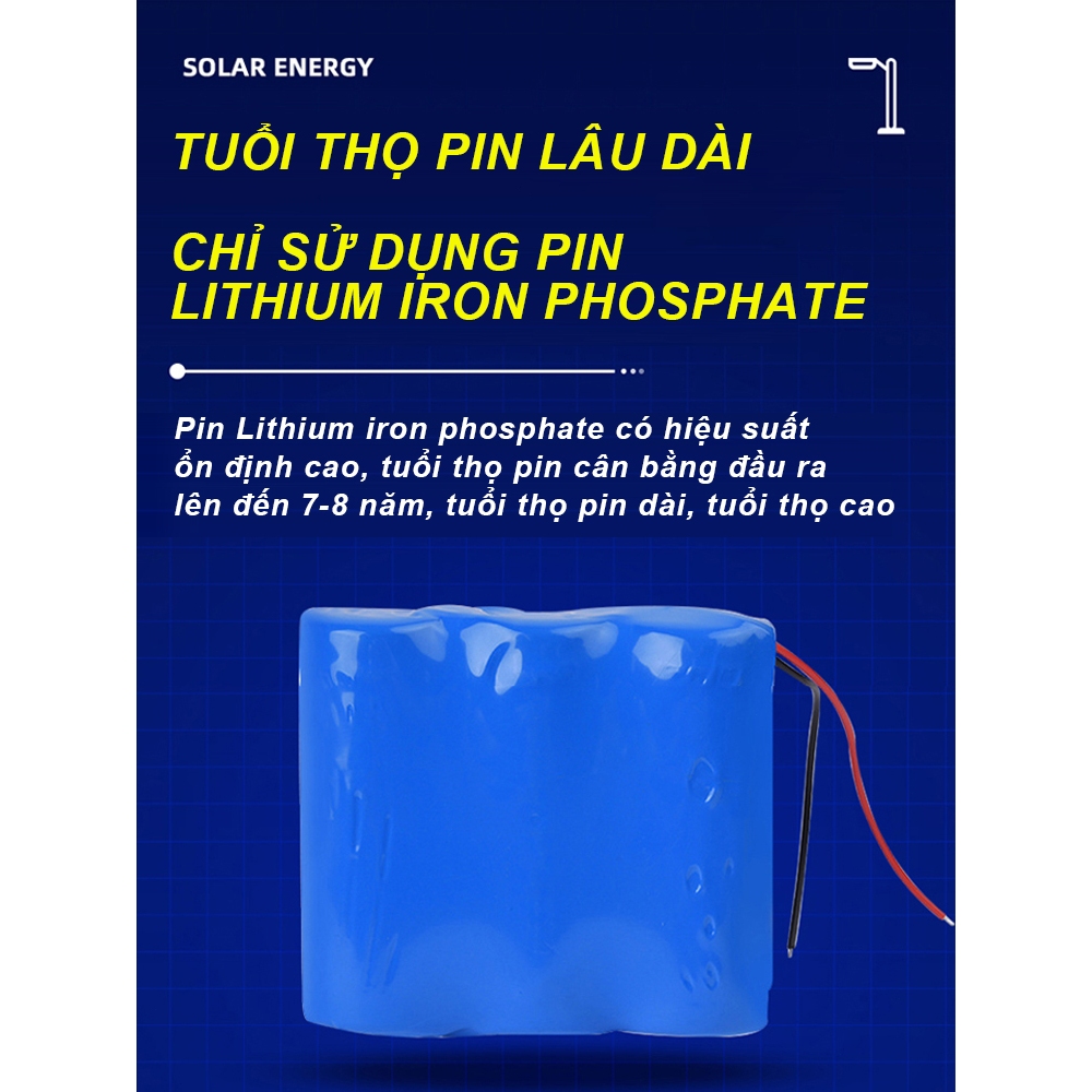 Đèn năng lượng mặt trời 200W-1850W Bảo hành 10 năm➕Thời gian sử dụng pin dài➕Phạm vi chiếu sáng rộng - ảnh 8