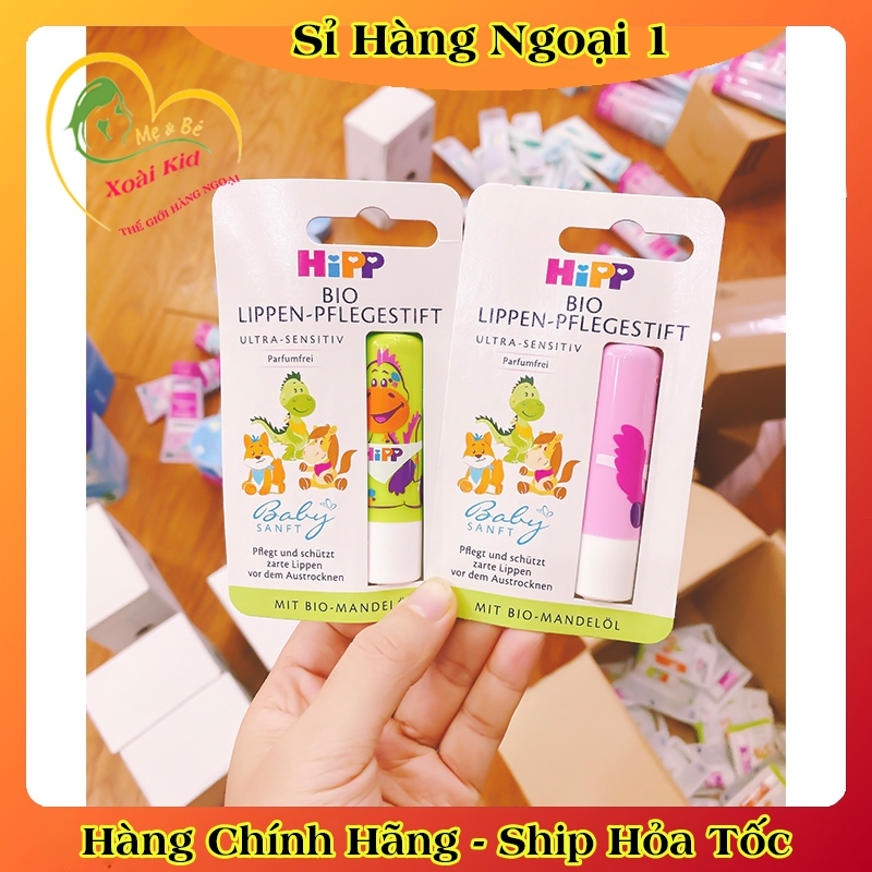 [auth] Son dưỡng môi hữu cơ HIPP BIO trẻ em cao cấp an toàn cho bé - Nội địa Đức Đủ Bill [Hot]