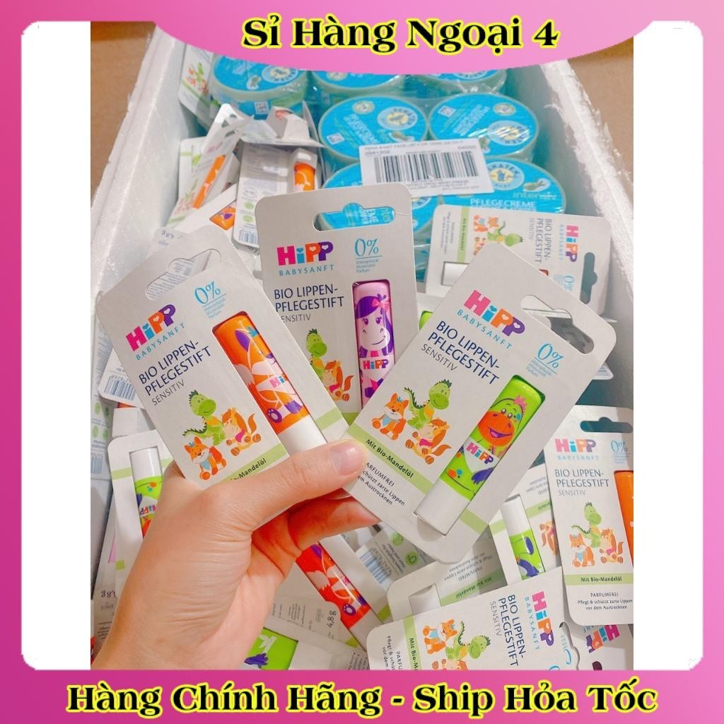 [auth] Son dưỡng môi hữu cơ HIPP BIO trẻ em cao cấp an toàn cho bé - Nội địa Đức Đủ Bill [Hot]