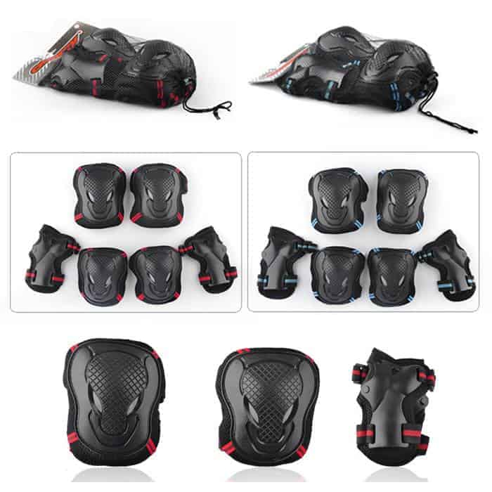 Combo Phụ Kiện Bảo Hộ Trượt Patin BKB Chính Hãng FLYING EAGLE - Bảo vệ Bàn Tay, Khủy Tay và Đầu Gối