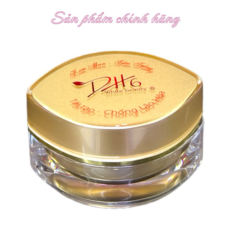 Kem DH6 mụn siêu trắng tái tạo chống lão hoá 20gram