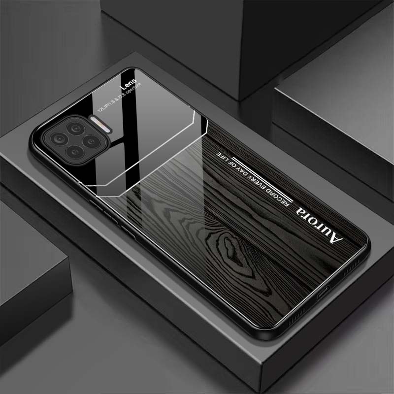 Ốp Lưng OPPO A73, A93 Mặt Lưng Kính Cường Lực Sáng Bóng