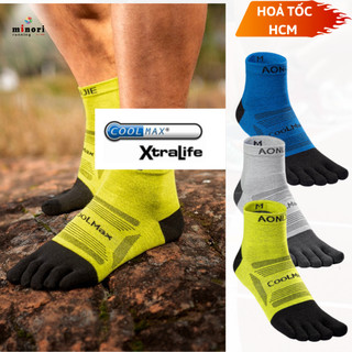 Vớ thể thao Xỏ Ngón AONIJIE E4840 Unisex Tất Marathon dành cho chạy bộ đạp xe leo núi Minori Store