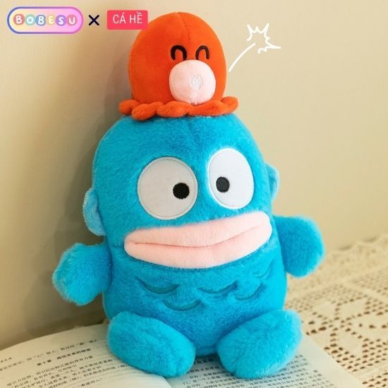 Gấu Bông Cá Hề Xanh Gấu Bông Cute Gấu Cá Hề Ngộ Nghĩnh Đáng Yêu Chất Liệu Vải Lông Mềm Mại