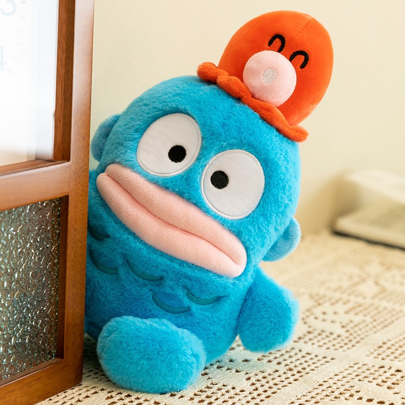 Gấu Bông Cá Hề Xanh Gấu Bông Cute Gấu Cá Hề Ngộ Nghĩnh Đáng Yêu Chất Liệu Vải Lông Mềm Mại