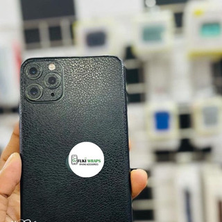 Miếng Dán Skin Mặt lưng Camera Táo Vân da đen Dành cho 15 pro max 14 pro max 13 pro max 12 pro max 11 pro max - Fukishop