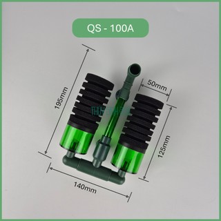 Lọc Vi Sinh QS 100A/200A - Lọc Sủi Hơi Oxy - Sử Dụng Cho Bể Cá, Tép Cảnh