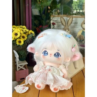 [81 mẫu][ORD] Doll không thuộc tính tóc tơ 20cm có tai - Búp bê không thuộc tính 20cm có xương