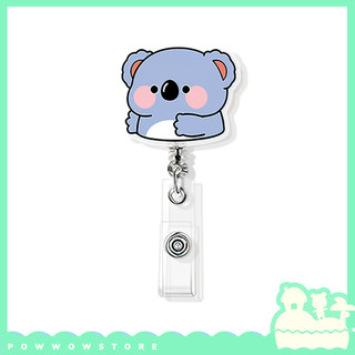 [Sẵn VN] Lõi Tơrua Kéo Rút 60cm Sử Dụng Móc Vào Bao Đựng Thẻ Hoặc Móc Khoá Phong Cách Nhân Vật Hoạt Hình Blue Koala