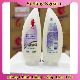 Sữa tắm cá ngựa hương nước hoa ALGEMARIN Exclusive Perfume Shower Gel chai nhọn/vuông 300/600ml của Đức