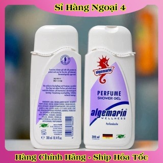 Sữa tắm cá ngựa hương nước hoa ALGEMARIN Exclusive Perfume Shower Gel chai nhọn/vuông 300/600ml của Đức