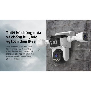 Camera Không Dây WIFI 3 Mắt CS621SR - 6MP Siêu Nét, Coi 3 Khung Hình 3 Hướng 1 Lúc, Hiệu Suất Mạnh Mẽ Và Bảo Vệ 360°
