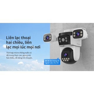 Camera Không Dây WIFI 3 Mắt CS621SR - 6MP Siêu Nét, Coi 3 Khung Hình 3 Hướng 1 Lúc, Hiệu Suất Mạnh Mẽ Và Bảo Vệ 360°