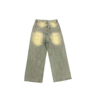 Quần Jeans Ống To - Thời Trang Unisex - Màu Wash Cao Cấp