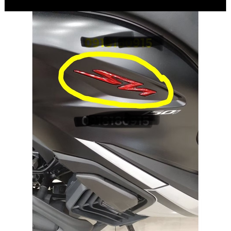 Tem chữ nổi logo sh đỏ Sh 2020 2021-2022 2024 SH 150 160 125 chính hãng ...
