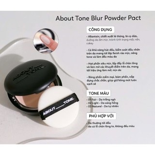 Phấn Phủ Nâng Tone About Tone Blur Effect