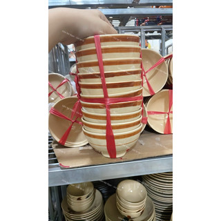 Chén Ăn Cơm Bắt Chỉ Nâu/Lá Già 12cm - Hàng Đặt Làm Riêng - Lòng Đẹp Ko Chấm Chân - Gốm Xưa Lái Thiêu Cho Người Hoài Niệm