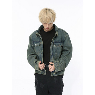 Áo Khoác Jeans Denim Nam Nữ , Form Rộng Dáng Suông , Chất Vải Dày Dặn