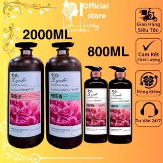 CHÍNH HÃNG cặp dầu gội Lynh hương hoa. thơm mượt chắc khỏe