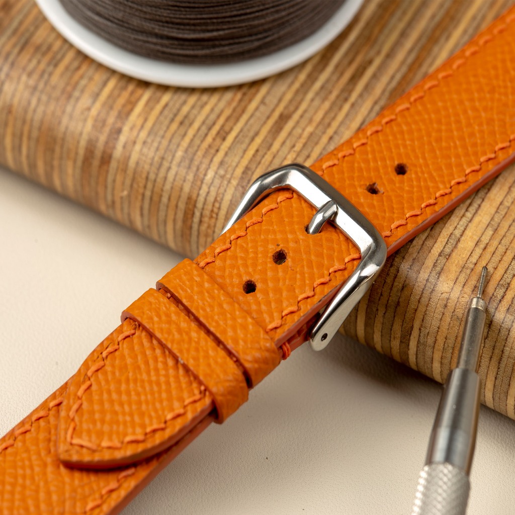 Dây da epsom cho applewatch-khâu tay thủ công D121-size 38mm, 40mm, 41mm, 42mm, 44mm,45mm, 49mm - Bụi Leather | BigBuy360 - bigbuy360.vn