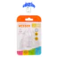 Núm Wesser Cổ Hẹp Vỉ 2 cái Siêu Mềm, Núm Ti Siêu Mềm SIlicone Cổ Hẹp Thay Bình Công Nghệ Hàn Quôc