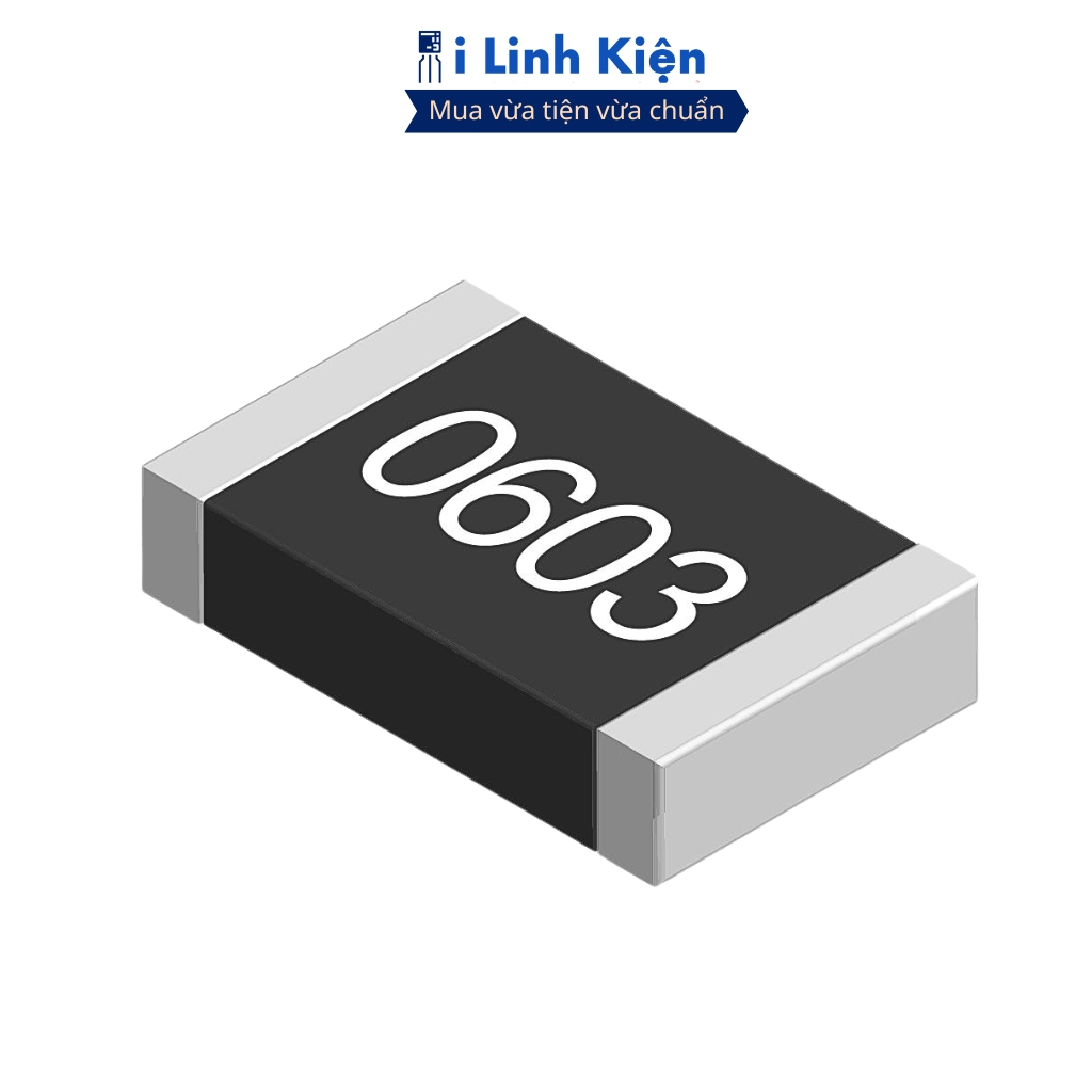 Điện trở dán 0603 1/16W 0R - 22R 1% chất lượng tốt (dây 100c) chính hãng Ilinhkien