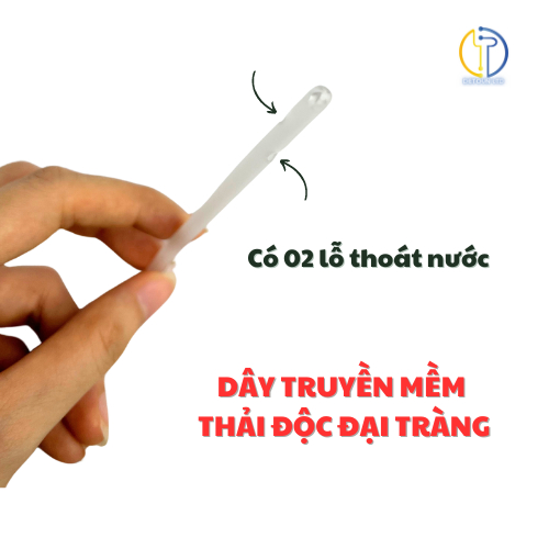 Combo 100 Dây truyền mềm thải độc cafe, thụt tháo đại tràng (nhập khẩu) dài 30cm